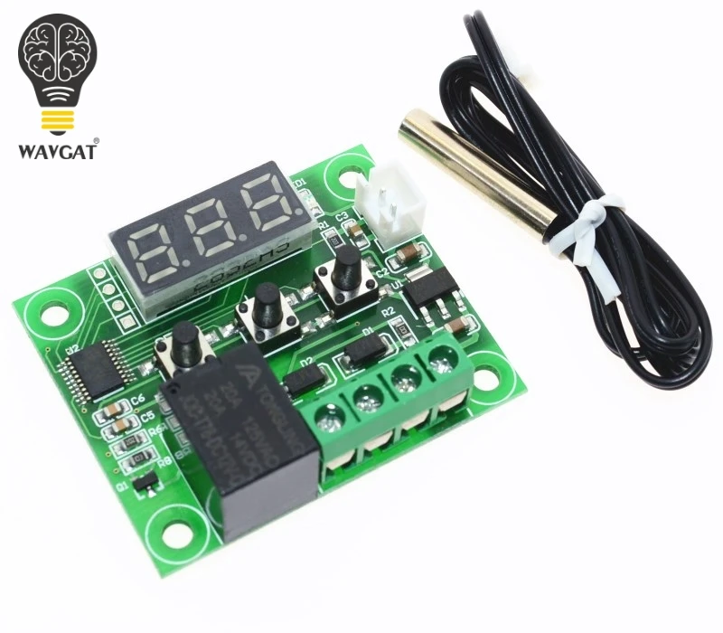 

10PCS W1209 heat cool temp thermostat temperature control switch temperature controller thermometer thermo controller WAVGAT
