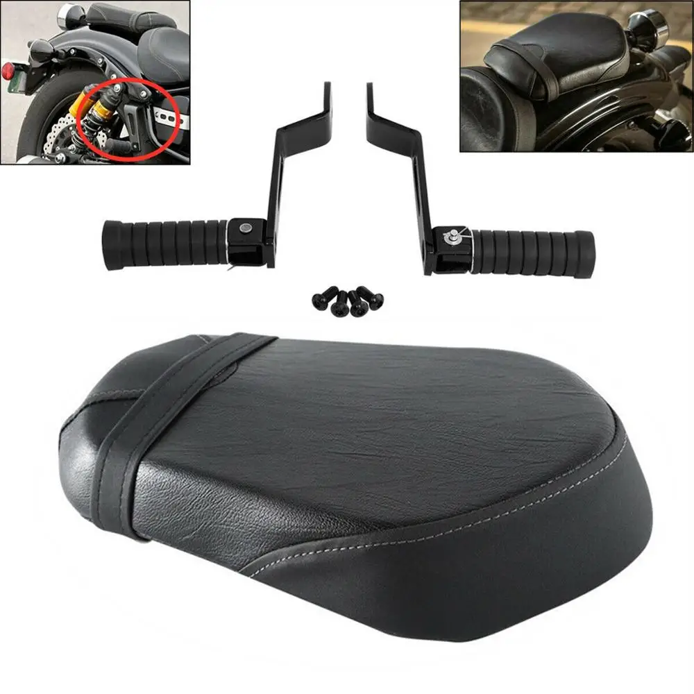 

Motorcycle Passenger Seat Footrest Footpeg Mount For Yamaha Bolt XV950 R-Spec 2014-2017 16
