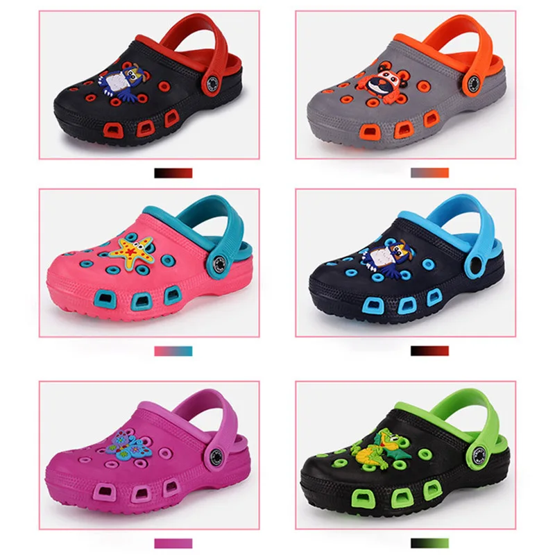 Fashion Children Slippers Summer Girls Shoes Cute Cartoon Comfortable Kids Slippers Anti-Slip Girls Slippers Beach Shoes Kids