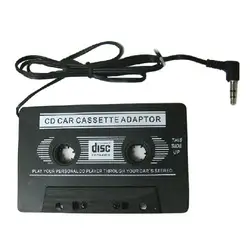 1 шт. стайлинга автомобилей Аудиомагнитолы автомобильные кассеты стерео Клейкие ленты конвертер 3.5 мм для Iphone для Samsung MP3 Смартфон черный