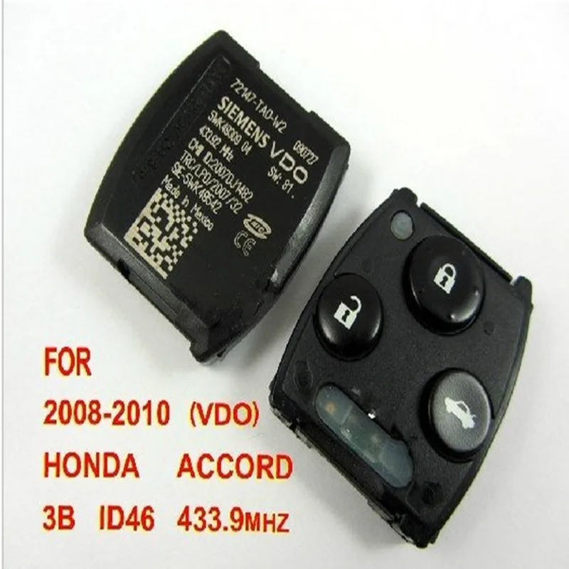 

Good Quality For Honda Accord Remote 3 Button 433.9MHZ VDO (2008-2010) ID46 Chip