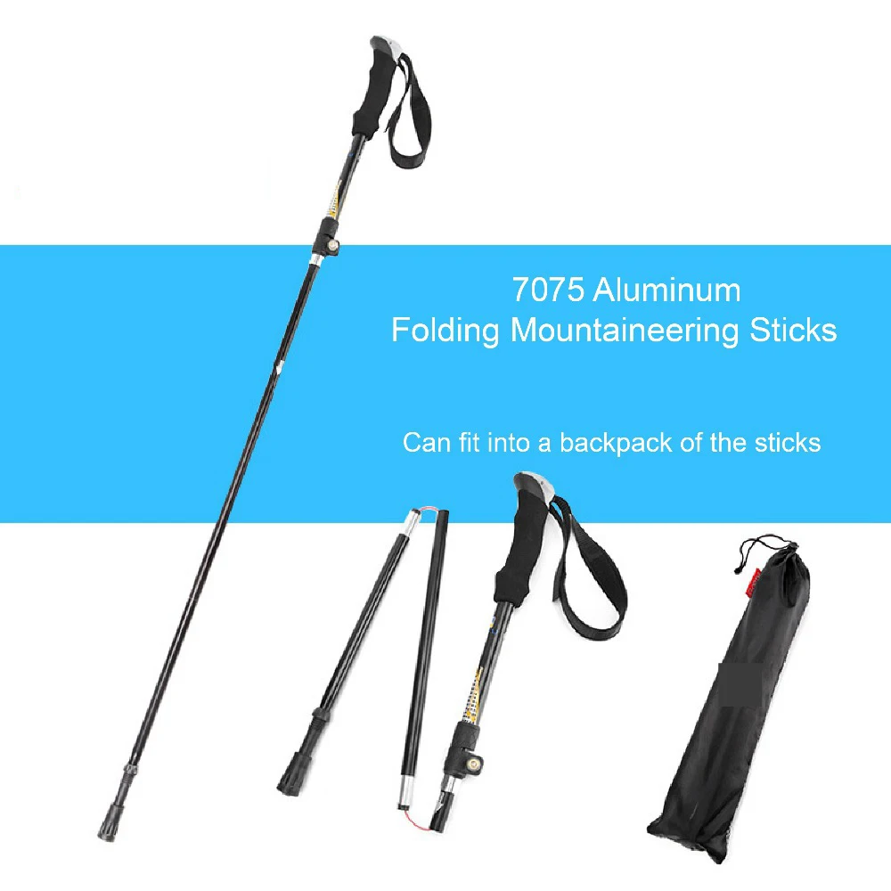 Walking stick Cane hiking trekking poles boston Ultralight Aluminum