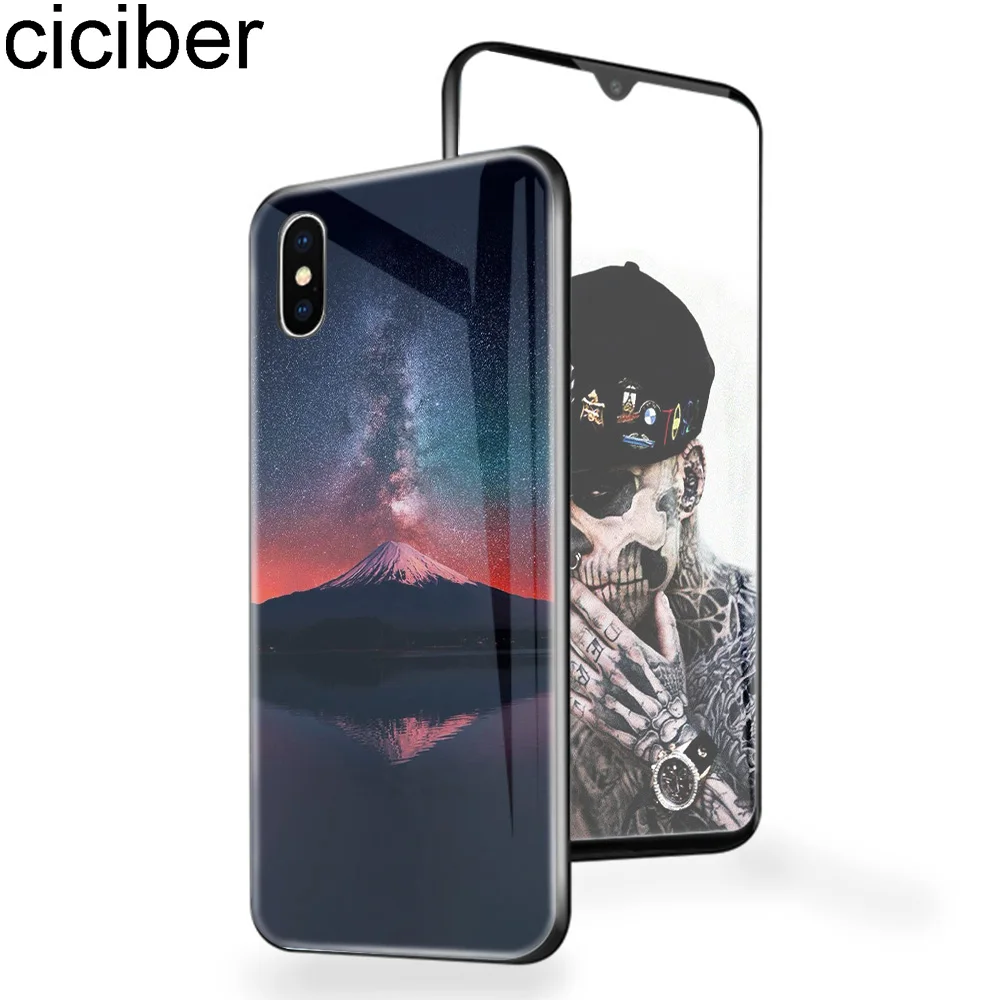Чехол для телефона ciciber Marvel Skull iphone 11 Pro Max 2019 XR XS X закаленное стекло чехлы 7 8 6 6S Plus
