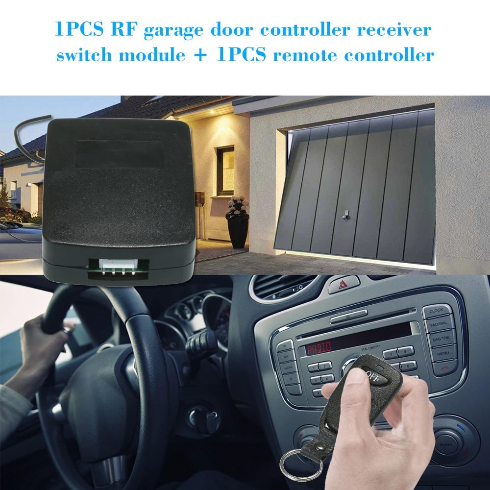 2019 Smart Home 433mhz 1ch Wifi Smart Switch Garage Door Opener