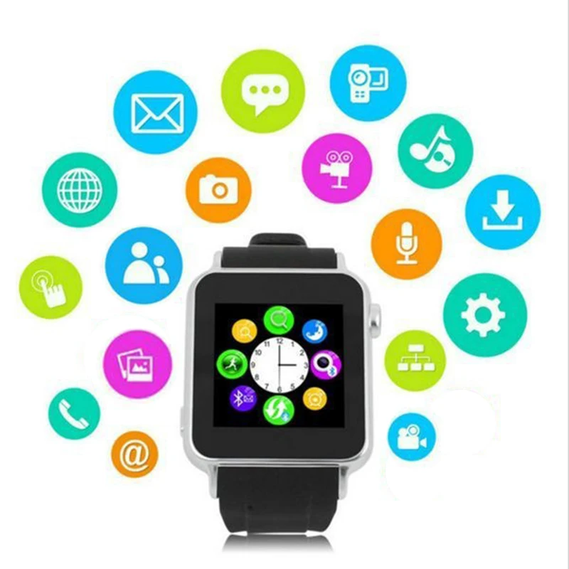 Smart watch bluetooth дистанционного управления фото 1.54 дюймов сенсорный экран часы с