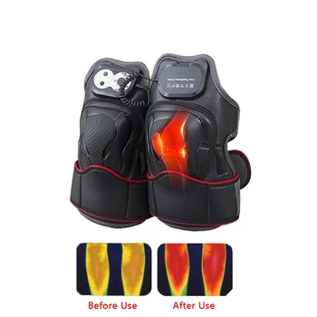 

2019 New Infrared Heated Vibration Knee Massager Knee Joint Physiotherapy Massage Rehabilitation Equipment Pain Relief Knee Care