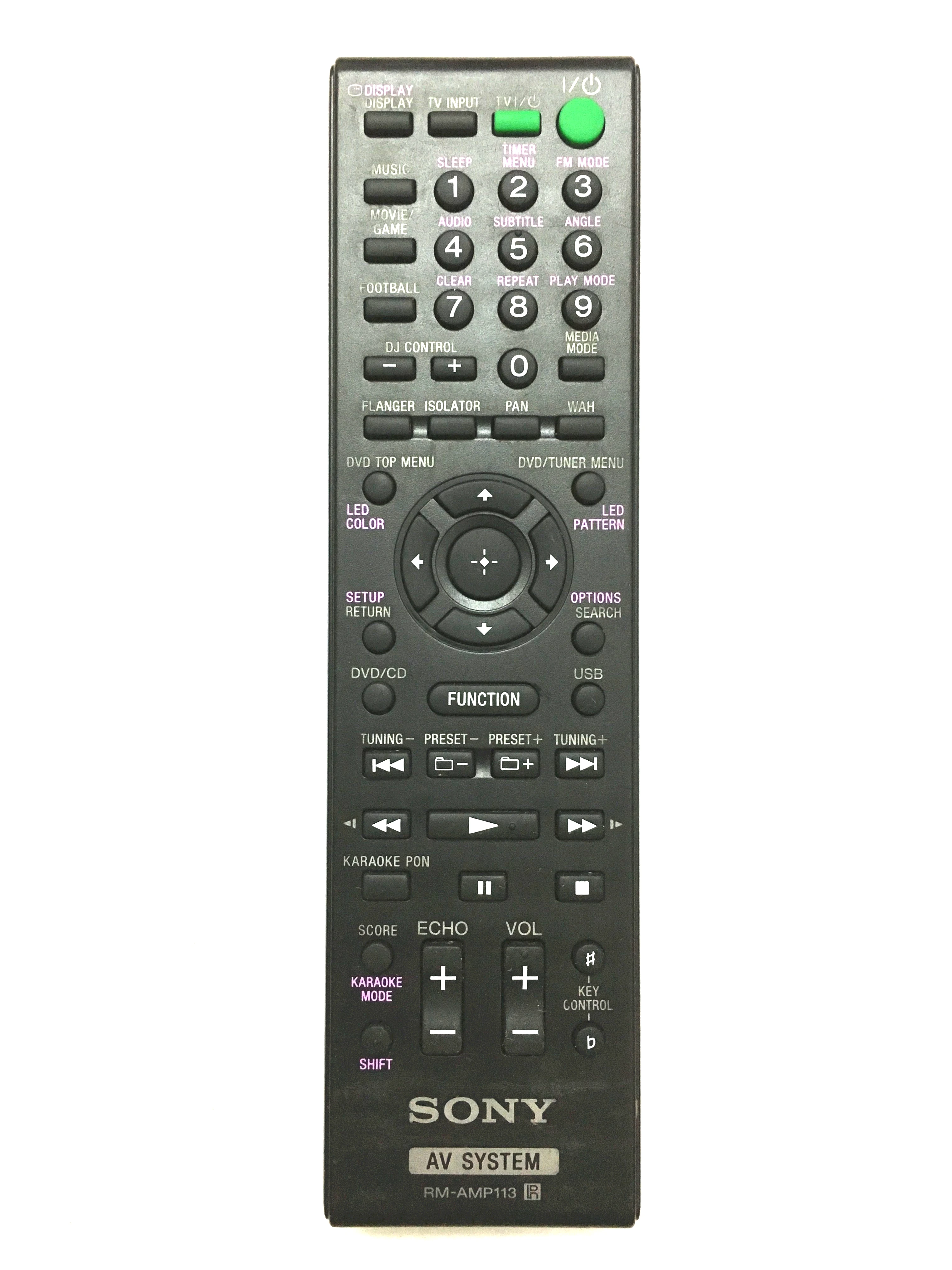 

ORIGINAL remote for control SONY RM-AMP113 SHAKE100D SHAKE44D SHAKE66D SHAKE88D