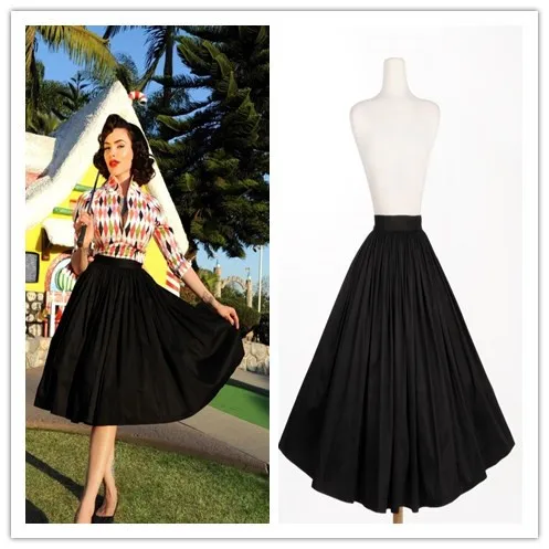 1950s flared skirt