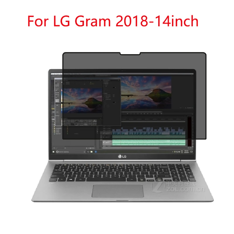 

For LG Gram 2018-14inch laptop screen Privacy Screen Protector Privacy Anti-Blu-ray effective protection of vision