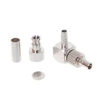 

2019 New 1 Pc 2 In 1 TS9/CRC9 Male Right Angle RF Connector Coaxial Adapter For RG174/178/316 LMR100 Electrical Equipment