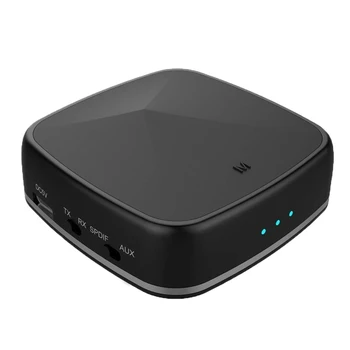

Dual Link Bluetooth 4.2 Aptx Low Latency TV Transmitter Speaker Receiver wireless Optical SPDIF Aux 3.5mm Stereo Audio Adapter