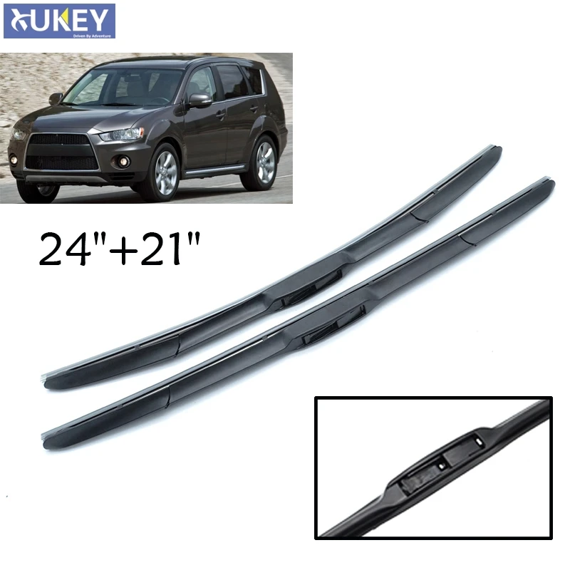 Misima Windshield Windscreen Wiper Blades For Mitsubishi Outlander 2007