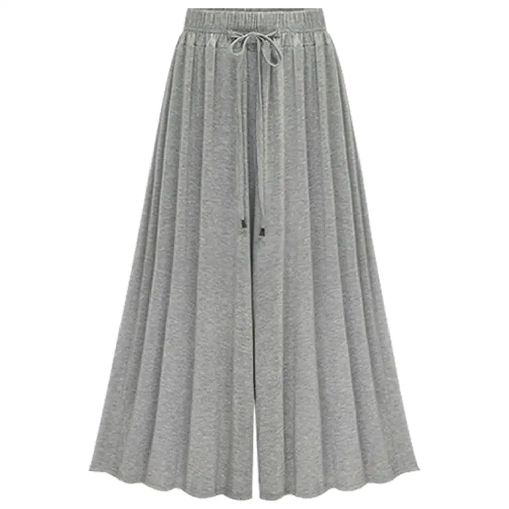 

2019 New Yfashion Women Casual Loose Wide Leg Cotton Large Hem Casual Pants