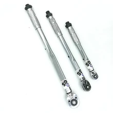 Adjustable Bicycle torque wrench 1/4 3/8 1/2 square drive 5-210N.m Two-way Preset precision ratchet wrench Repair wrench hand