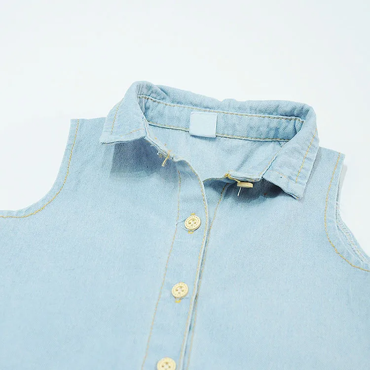 Girls Clothes Cotton Kids Fashion 2018 Autumn Set Girl Printed Sweater + Denim Dress Toddler Winter Clothes Baby Girl Outfit 111