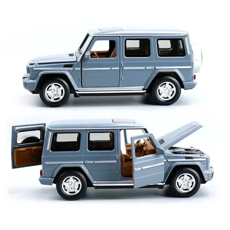 1/32 Benz G350d Игрушечная модель автомобиля из сплава, детские игрушки, настоящая Лицензионная коллекция, военный внедорожник