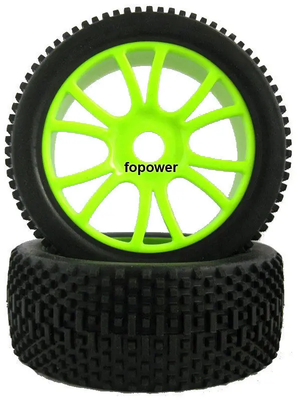 

4PCS RC 1/8 Off-Road Car Buggy Rubber Truck Tires 112MM Rubber Tyre Plastic Wheel Rim Hex Adapter 17MM for 811 8sc 94885 84-801