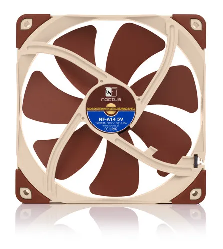 Noctua NF-A14 5V PWM 140 мм вентилятор охлаждения процессора или радиатора чехол для компьютера процессор теплоотвод кулер низкий уровень шума вентилятор - Цвет лезвия: NF-A145 V 3P