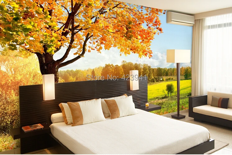 

1867 Can be customized 3D visual space home decoration mural art wallpaper Restoring ancient personality wall sticker home decor