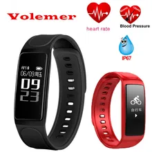 Новый volemer C7S Смарт Браслет Bluetooth SmartBand Шагомер сна Мониторы сердечного ритма Приборы для измерения артериального давления для iOS и Android