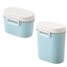 2 шт., детский контейнер для сухого молока, портативный контейнер для таблеток, герметичный контейнер для детского молока