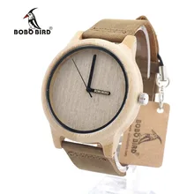 BOBOBIRD A22 Femmes Casual Antique Ronde Bambou En Bois Montres Japon Quartz 2035 Montres Logo Laser Article Personnalisé Dropshipping