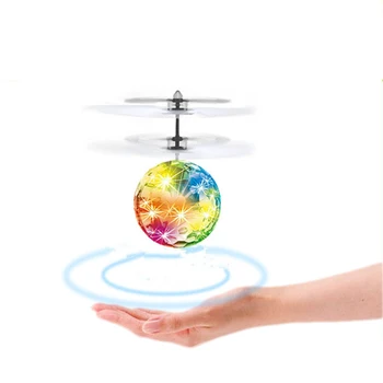 

Infrared Induction Aircraft Remote Control Flying Ball LED Luminous Toys for Kids Flight Balls Electronic Toy