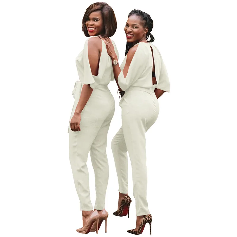 Elegant Jumpsuit Long Pants Women Rompers 2017 Spring Autumn Sexy (11)