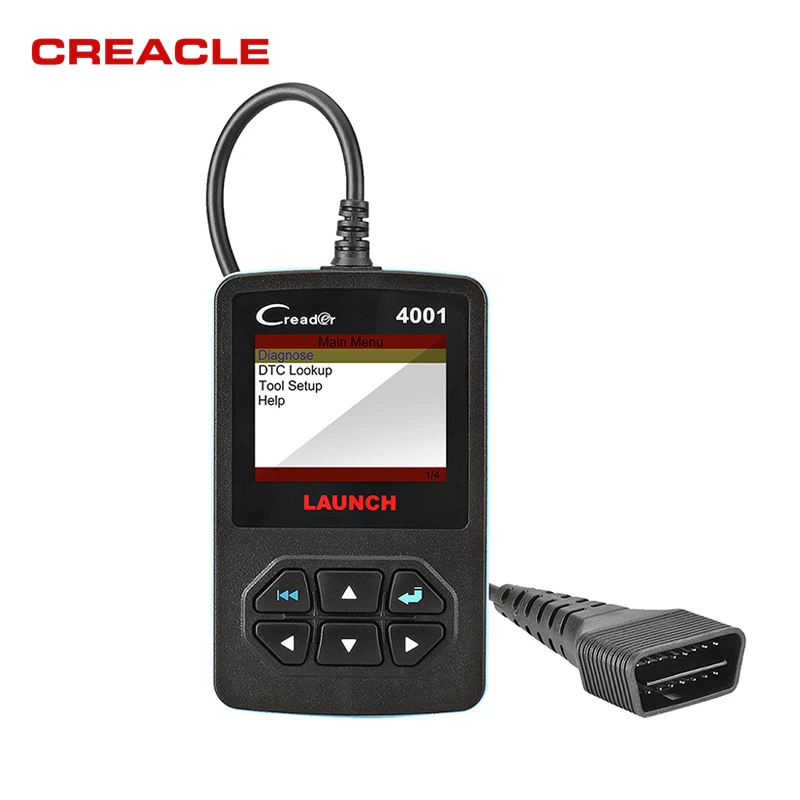 Запуск DIY CReader 4001 CR4001 OBDII/EOBD автоматический сканер диагностический инструмент считыватель кодов Многоязычная поддержка и бесплатное обновление