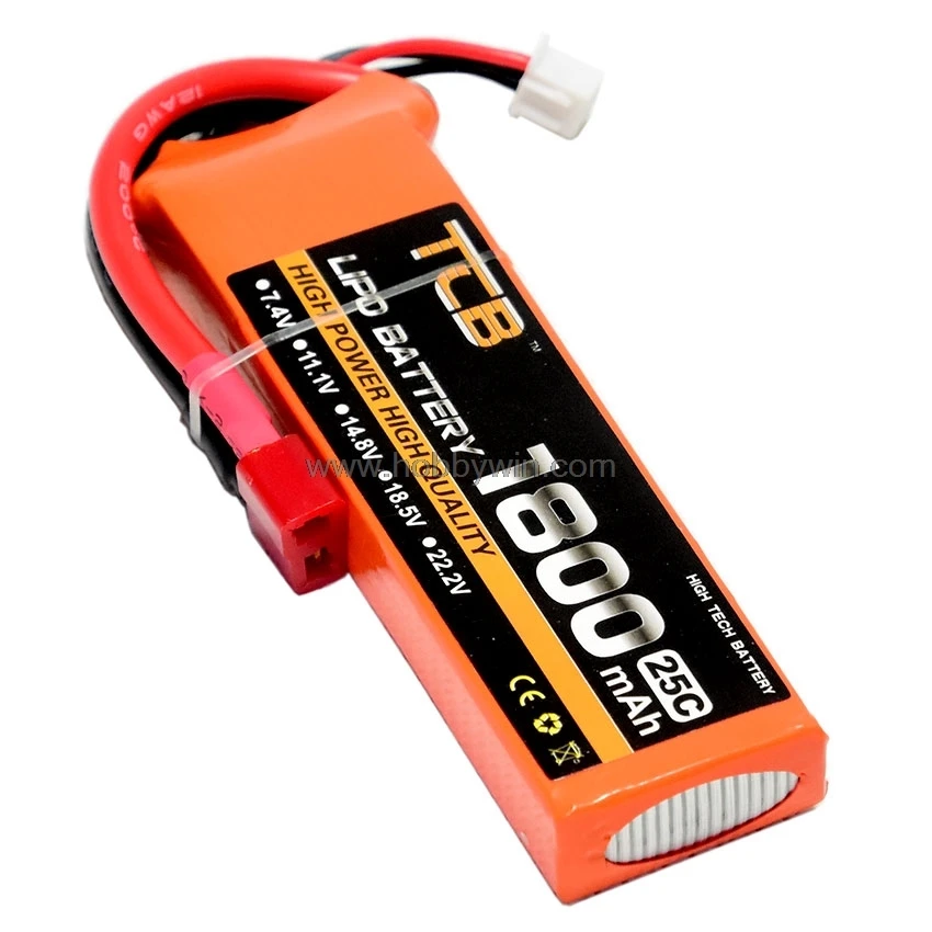 7 4 В/2S 1800 мАч 25C LiPO батарея deans T plug Burst 40C радиоуправляемая модель автомобиля