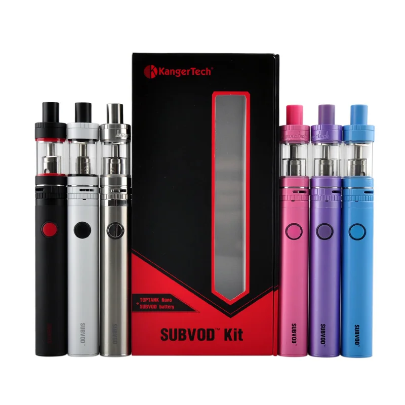 

Original Kanger SUBVOD Starter Kit E Cigarette 1300mAh Battery 3.2ML SSOCC 0.5ohm Vaporizer Pen VS Kangertech EVOD Mega EMOW Kit