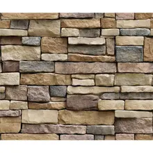 Creative 3D Bricks Pattern Wall Sticker Removable Wall Sticker Home Decor Wallpaper for Living Room Bedroom creative floral girl pattern wall sticker for bedroom livingroom decoration