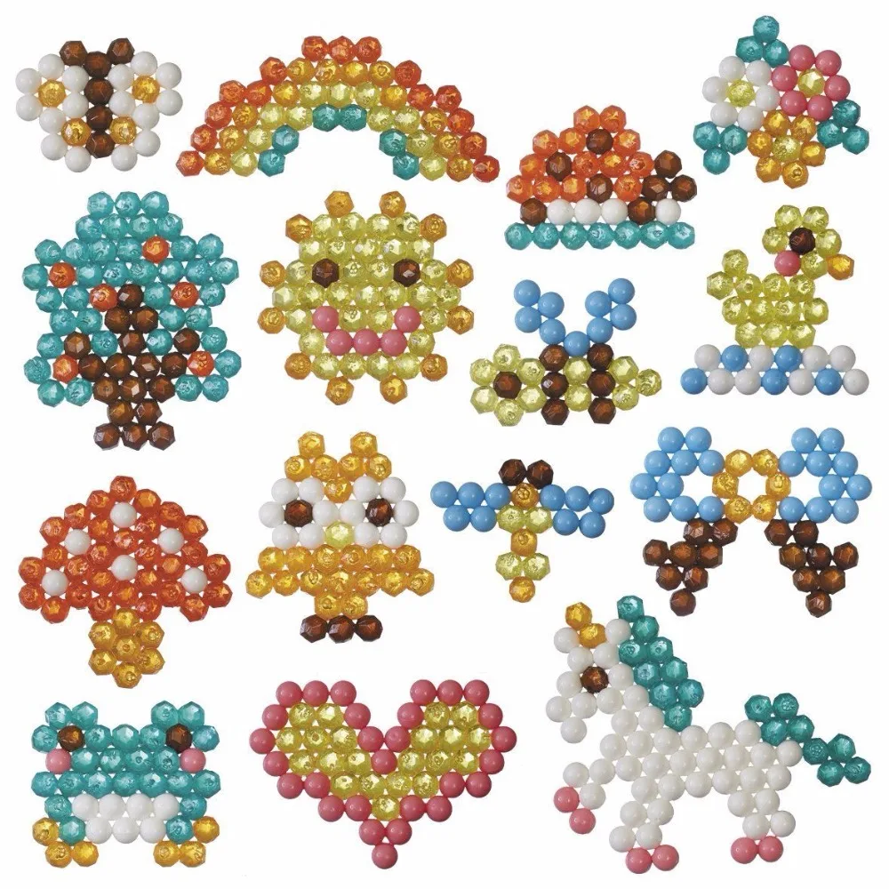 Perlen бисерные заправляемые пакеты Hama бисеры игрушки липкий Perler наклейка