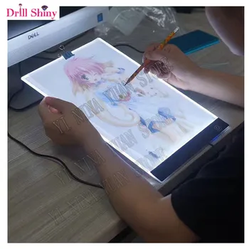 

New Ultrathin A4 LED Light Tablet Pad Apply to EU/UK/AU/US/USB Plug Diamond Embroidery Diamond Painting Cross Stitch Kits