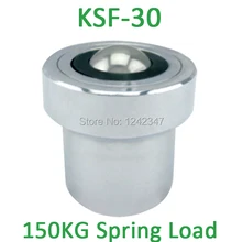 KSF-30 30 мм Монтажная база углеродистой стали 100/150kgs шарикоподшипник с 120kgf Весна загрузки Ёмкость KSF30 единиц мяч передачи