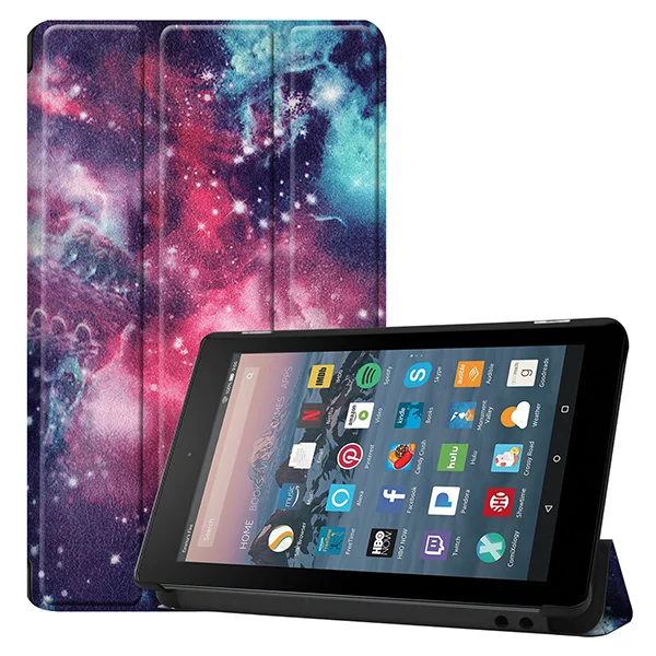 Защитный чехол для Amazon New Fire 7 планшет для kindle fire 7 9 поколения планшет pu кожаный чехол+ Бесплатный подарок - Цвет: 17FIRE7 SY YHX