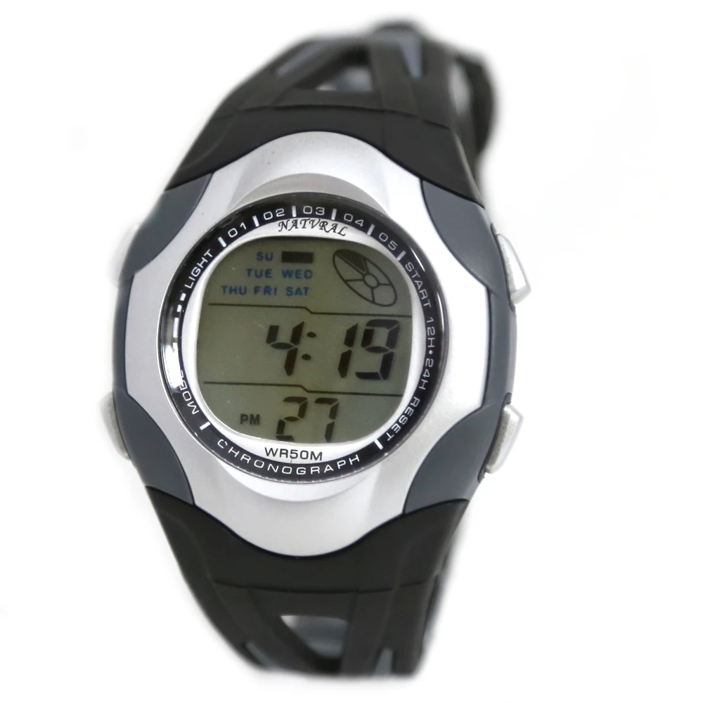 DW313L PNP Matt Silver Watchcase Water Resist Men 100% Tested 3ATM Digital Watch