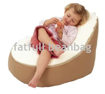 

COVER ONLY, NO FILLINGS - Elder kids Comfortable Zipper Baby Bean Bag Soft Sleeping Bag Portable Seat Without stuffed beans