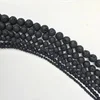 Natural Stone Beads DIY Black Volcanic Lava Beads Lava Stone Beads Round Volcanic-Stone Wholesale for Jewelry Making 4-14mm ► Photo 2/4