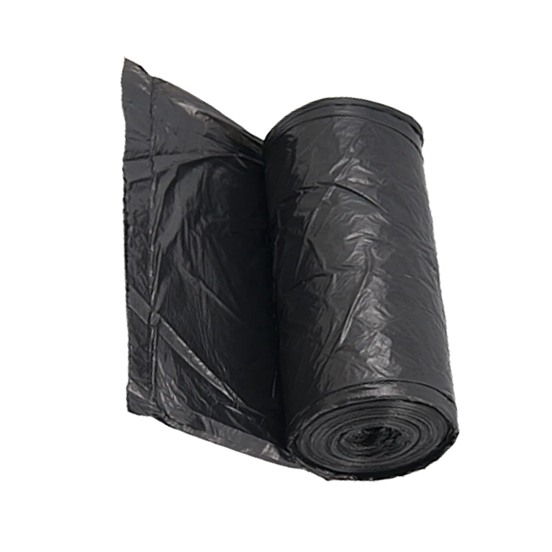 HGHO Black Rectangle Rubbish Garbage Trash Waste Bag on Rollin Waste