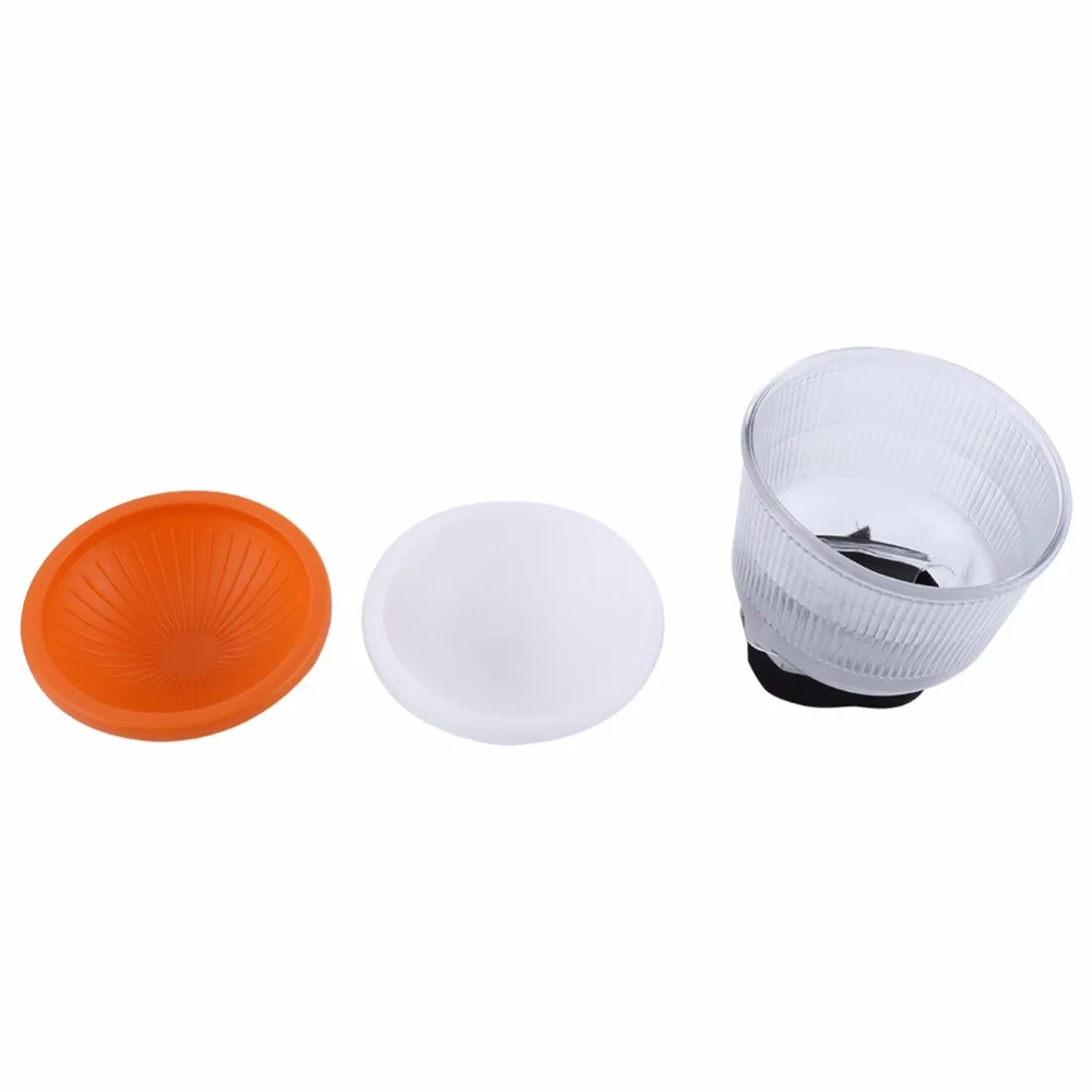 

2pcs Covers Orange & White Adjustable Cloud Lambency Flash Diffuser Set For Flash Speedlite For Nikon SB800 For Canon 420ex/43