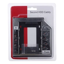 2nd HDD Caddy 12,7 мм Алюминий Optibay SATA 3,0 коробка для жесткого диска корпус DVD адаптер 2,5 SSD 2 ТБ для ноутбука CD-ROM
