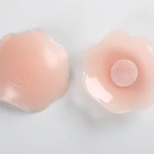 Интимный аксессуар для сосок многоразовые клеящиеся силиконовые груди невидимая накладка на сосок грудные лепестки наклейка на сосок