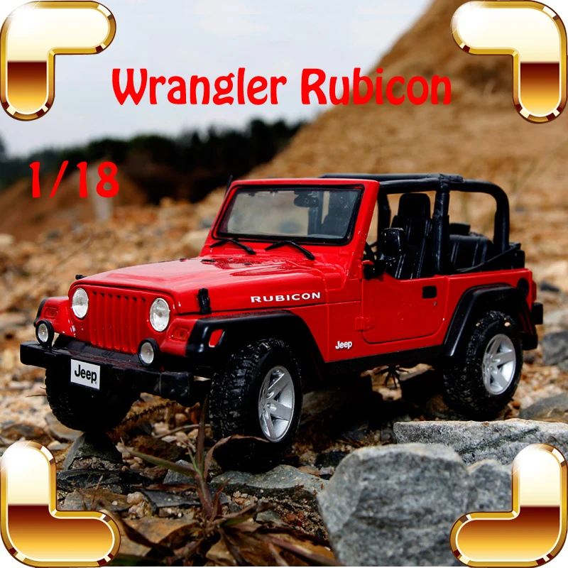 New Year Gift Wrangler Rubicon 1/18 Metal Model Car Collection Alloy