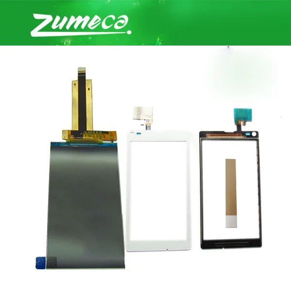 

Original For DEXP G255 LCD Display Screen+Touch Screen Digitizer Black Gold Color With Free Tape
