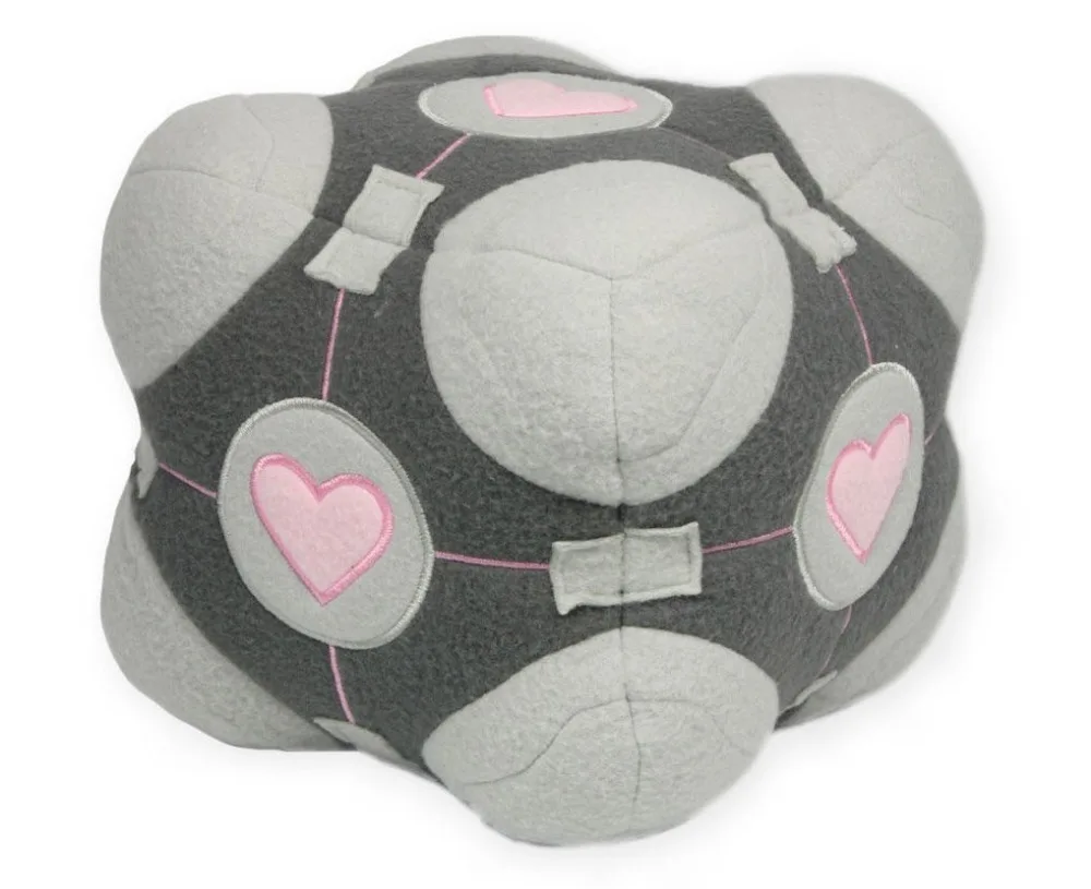 

Game Portal 2 plush Weighted Companion Cube Plush Official With Tag