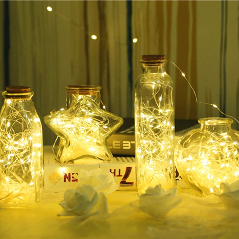 

NEW 3M Copper Wire LED String lights Waterproof Holiday light For Fairy Christmas Tree Wedding Birthday Party Decoration