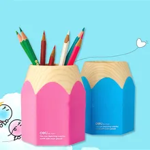 Deli kawaii ручка держатель ученики творческие карандаши держатель для студентов ручки канцелярские принадлежности держатель для хранения милый мультфильм настольные инструменты для хранения