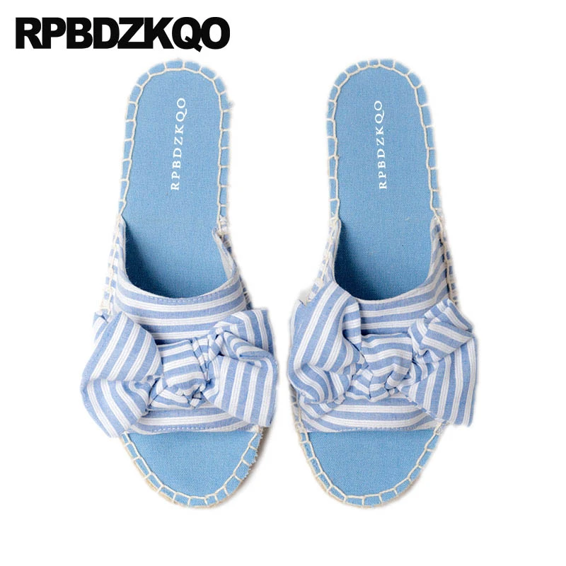 blue denim espadrilles