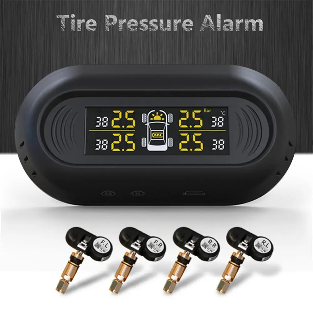 

High Precision Car Tyre Pressure Monitoring System Internal Sensor LCD Monitor Car TPMS for Any model